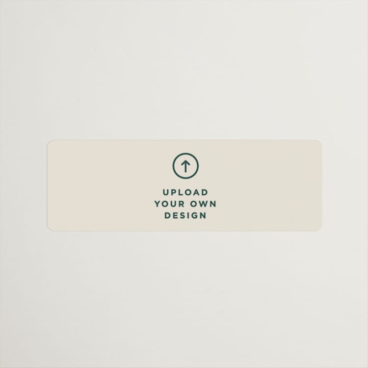 "Upload Your Own Design" - Wedding Favor Stickers in A by Minted - Front