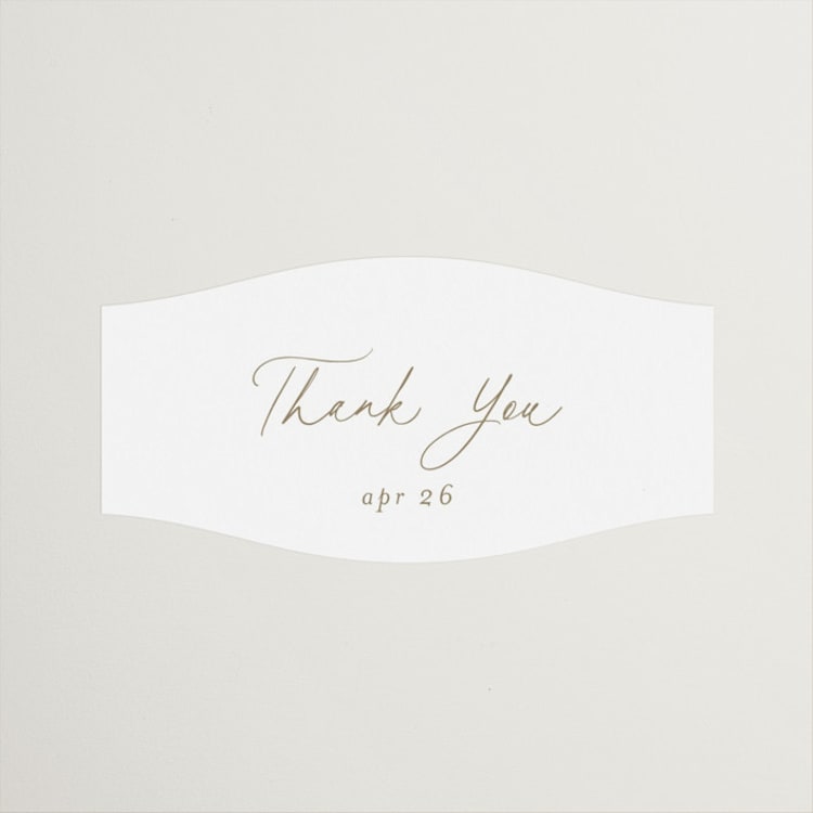 "spiku" - Wedding Favor Stickers in Pearl by chocomocacino - Front