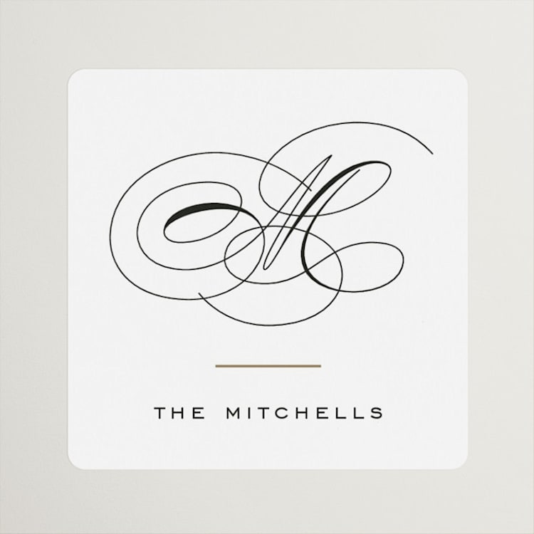 "Unite" - Wedding Favor Stickers in Opal by Leah Bisch - Front