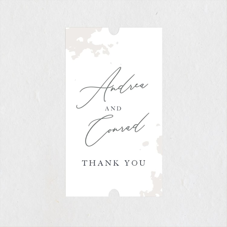 "far and away" - Wedding Favor Stickers in Lily by Design Lotus - Front