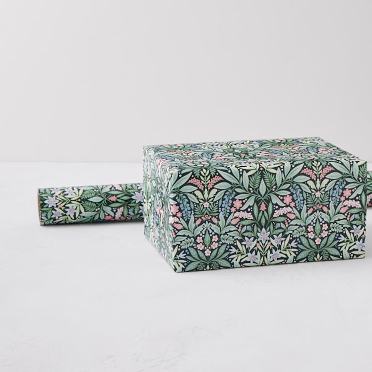 "Floral Texture" - Wrapping Paper Roll in Lush by Kristen Smith