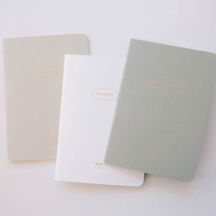 "Wedding Journal Boxed Set" - Wedding Planners in multicolor by Hannah Bergen