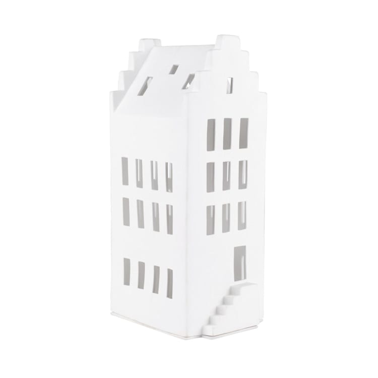 "Village House - Stepped Gable Roof - Large 12.4"" - Christmas Decorations in white by Räder Designs