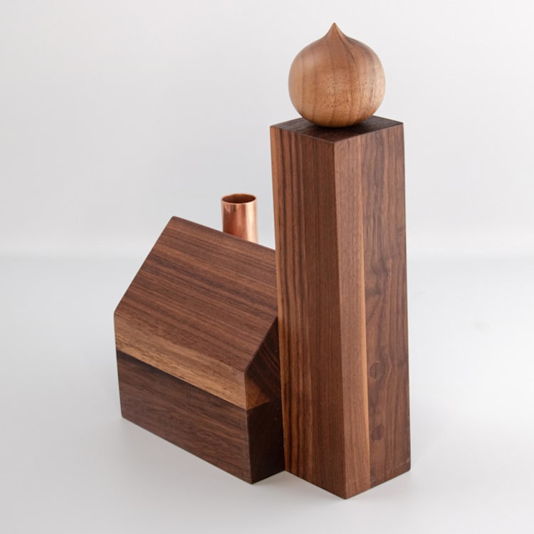 "Alpine Church" - Christmas Decorations in brown by Ann Nygard