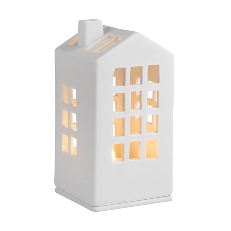 "Village House Town Hall" - Christmas Decorations in white by Räder Designs