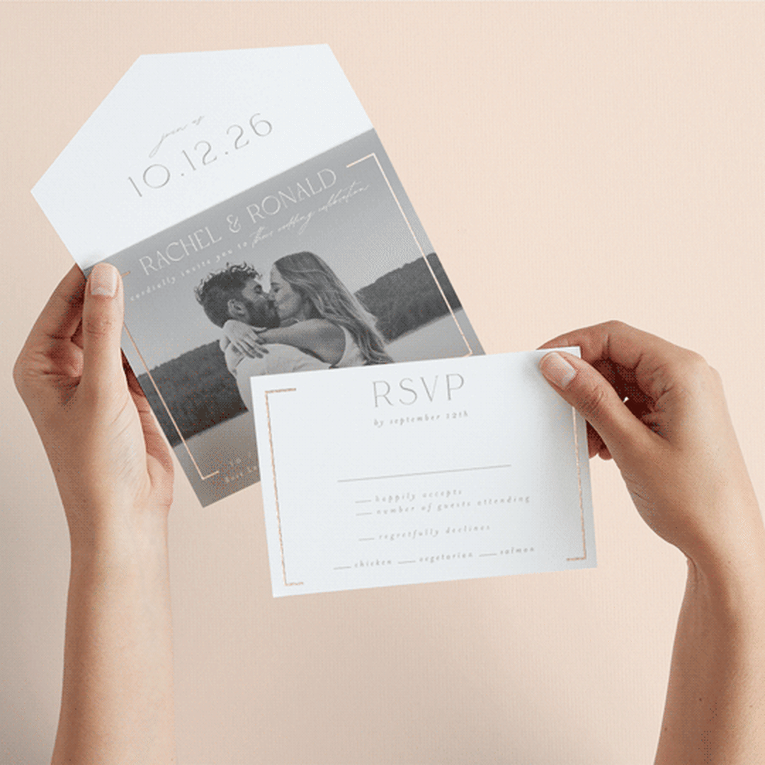 "Bellino" - Savvy Wedding Invitations in Snow by AK Graphics - Animated View