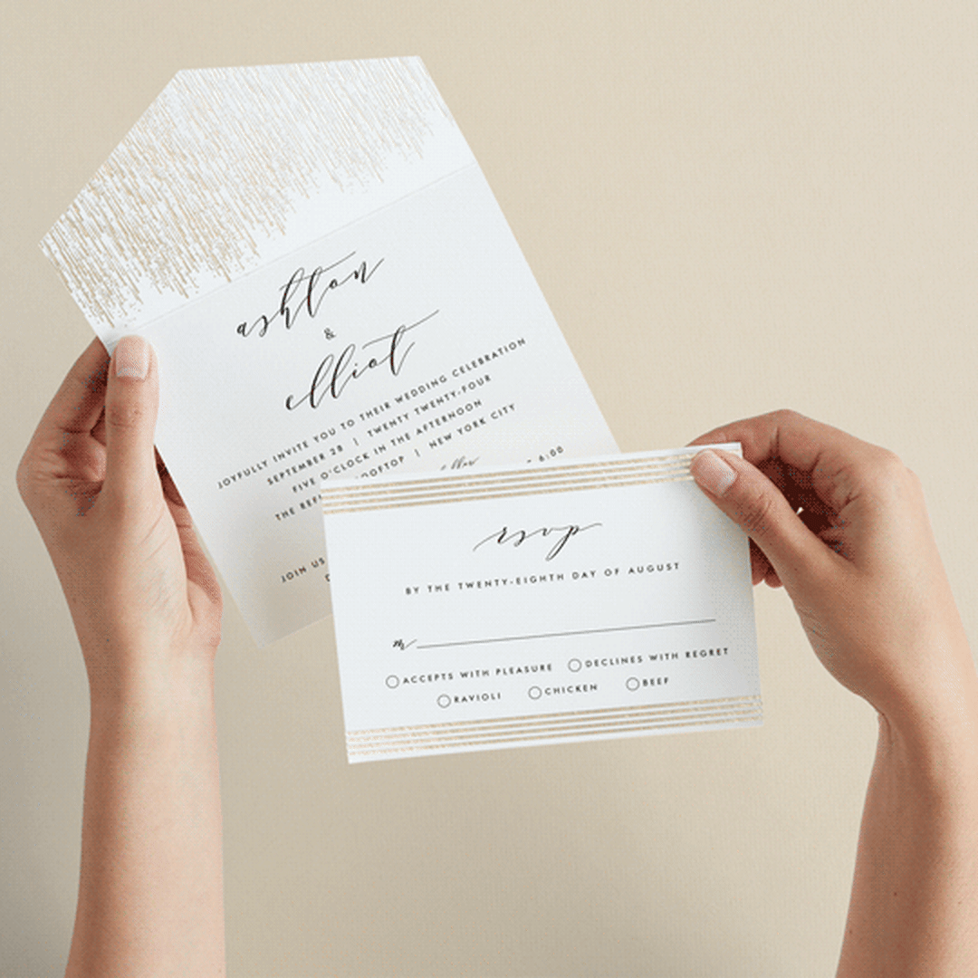 "Sparkle + Shine" - Savvy Wedding Invitations in Snow by Kristie Kern - Animated View