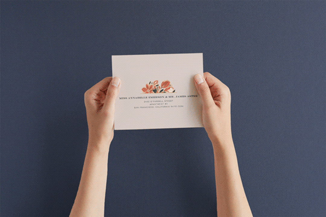"Sawyer" - Savvy Wedding Invitations in Cloisonne by Melanie Kosuge - How it works