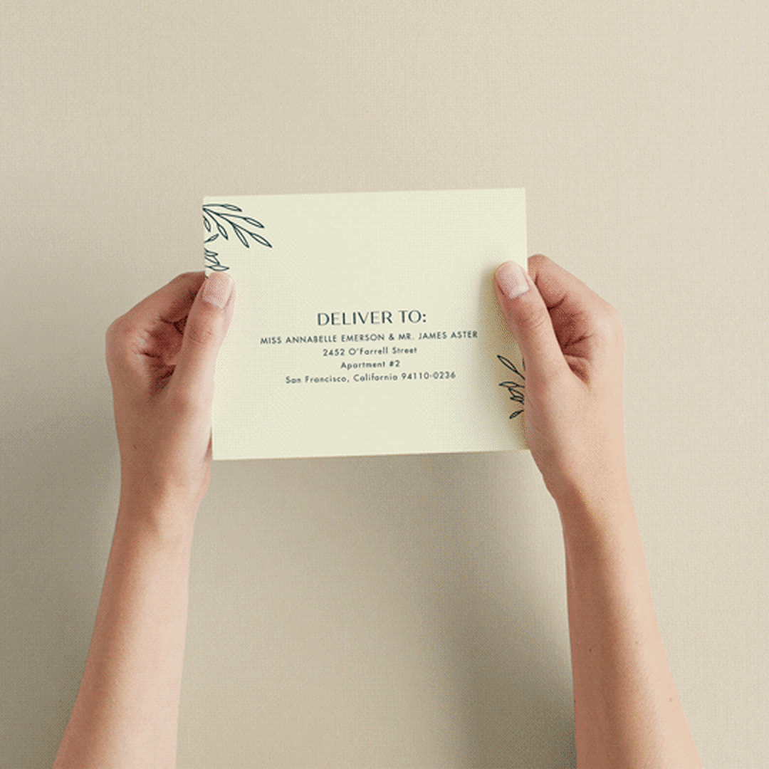 "Snippet" - Savvy Wedding Invitations in Pine by Sarah Brown - How it works