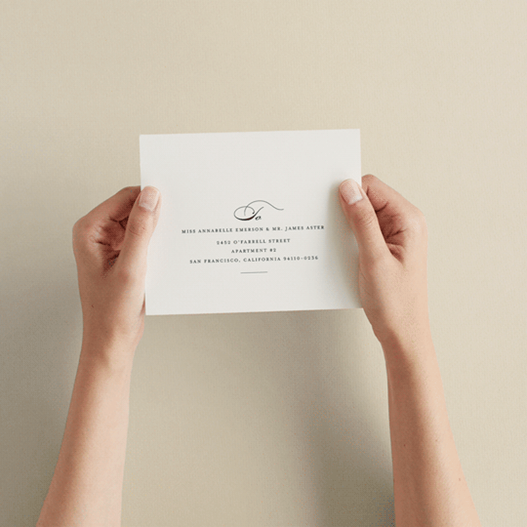 "a grand day" - Savvy Wedding Invitations in Vanilla by Lea Delaveris - How it works