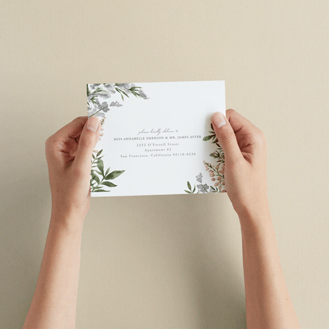"Spring Wildflowers" - Savvy Wedding Invitations in Garden by Christie Elise - How it works