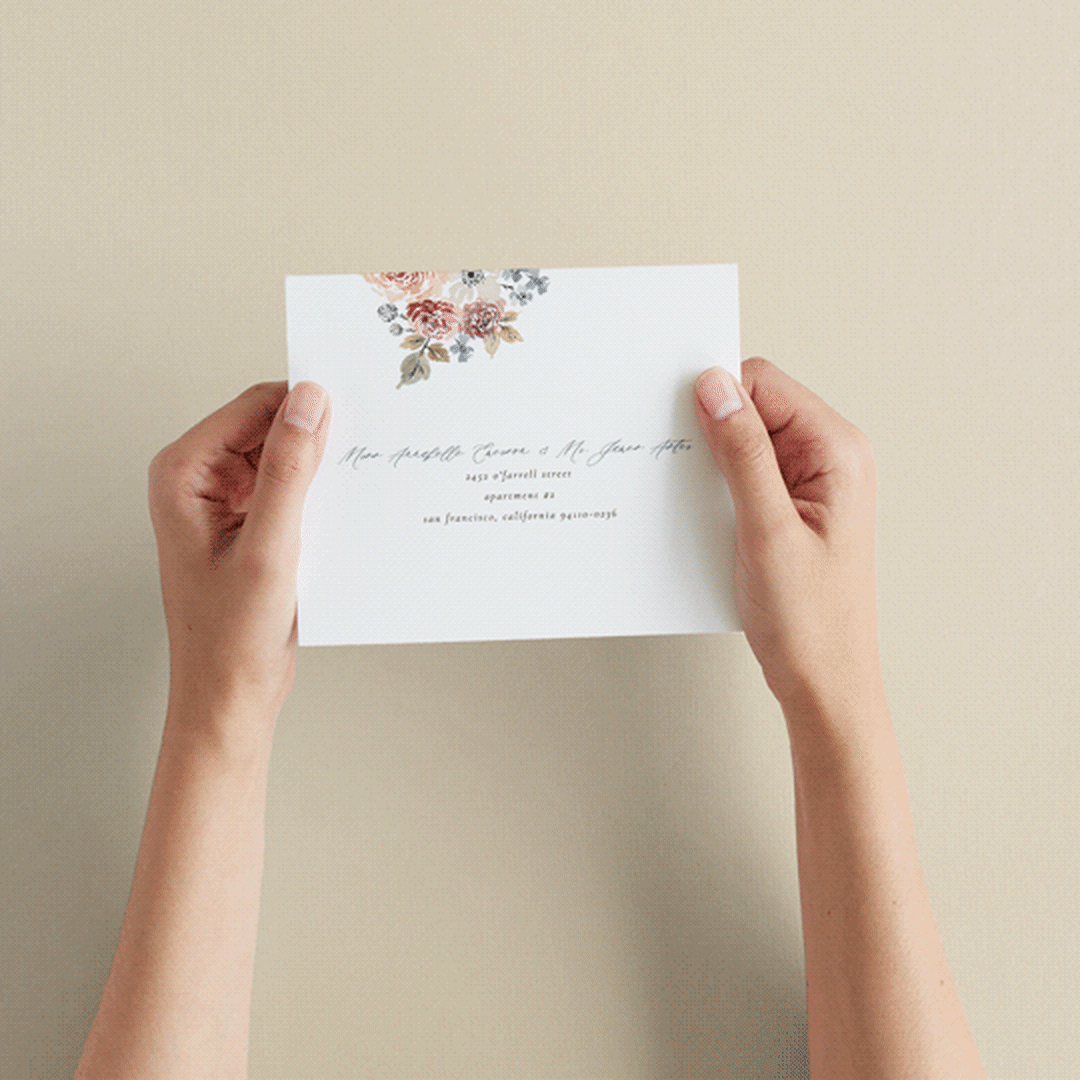 "Wildflower Garden" - Savvy Wedding Invitations in Meadow by Wildfield Paper Co - How it works