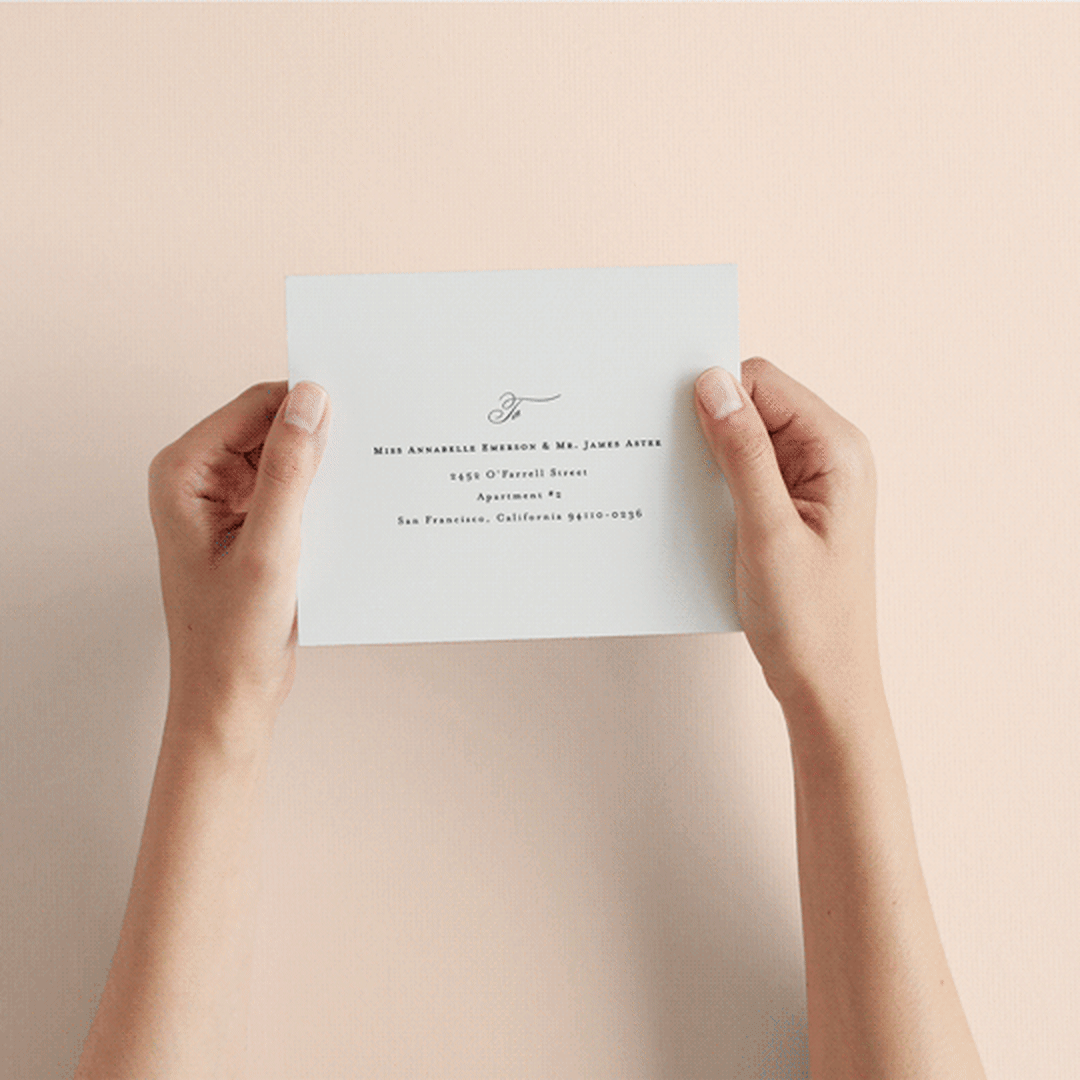 "Classic Monogram" - Savvy Wedding Invitations in Cream by Carolyn MacLaren - How it works