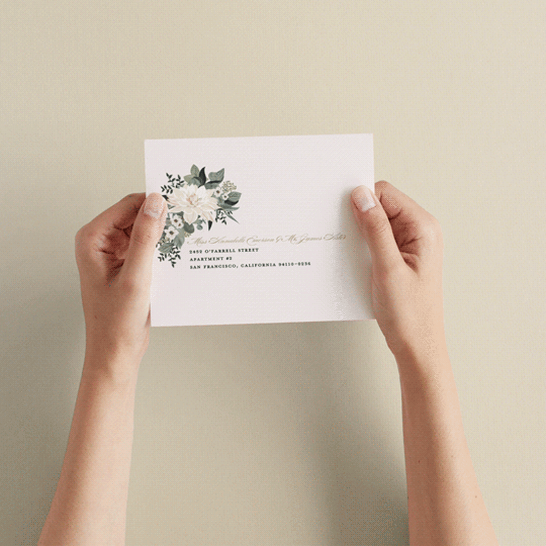 "Lovely Vine" - Savvy Wedding Invitations in Blush by Susan Moyal - How it works
