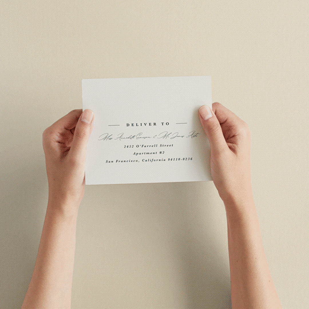 "Love Story" - Savvy Wedding Invitations in Turquoise by Kate Ahn - How it works