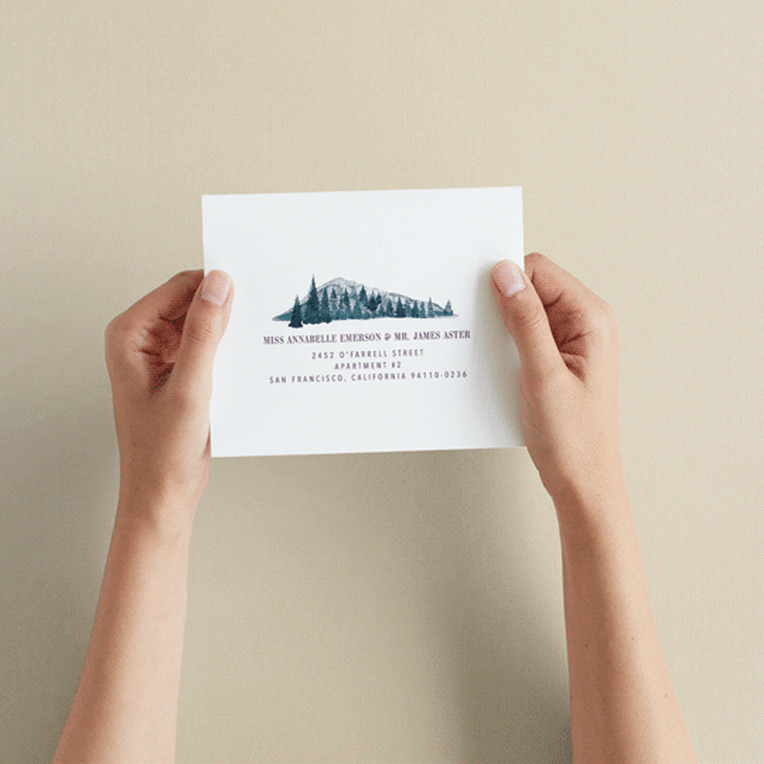 "High" - Savvy Wedding Invitations in Agate by Yuliya Evseeva - How it works