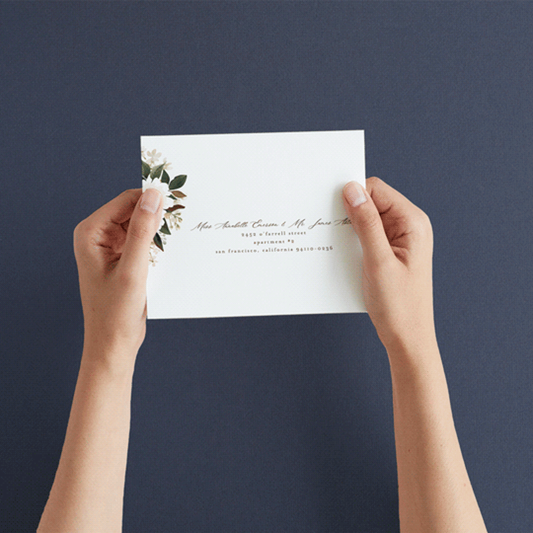 "A Garden Wedding" - Savvy Wedding Invitations in Magnolia by Chris Griffith - How it works