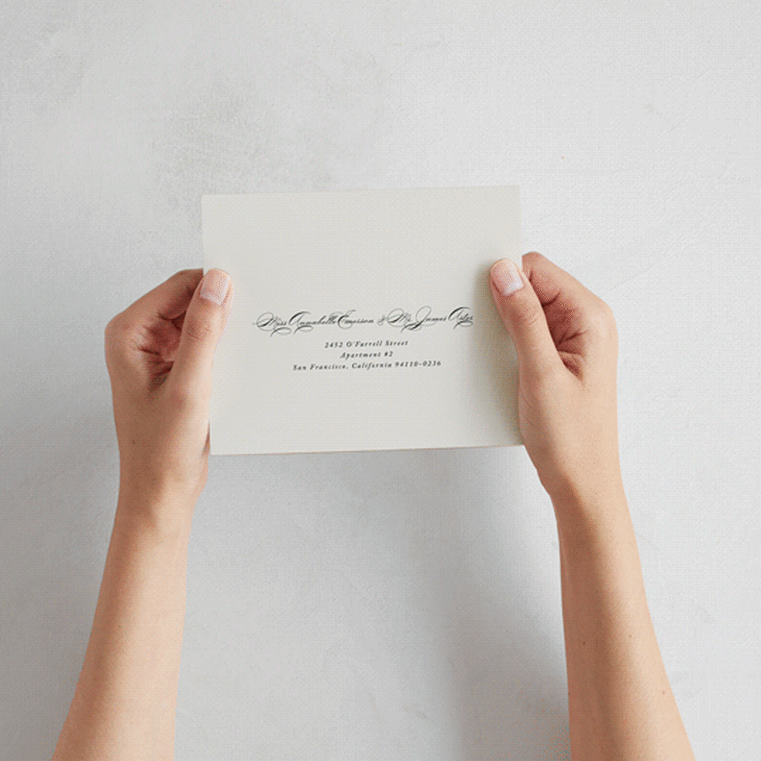 "poetique" - Savvy Wedding Invitations in Autumn by Kate Ahn - How it works