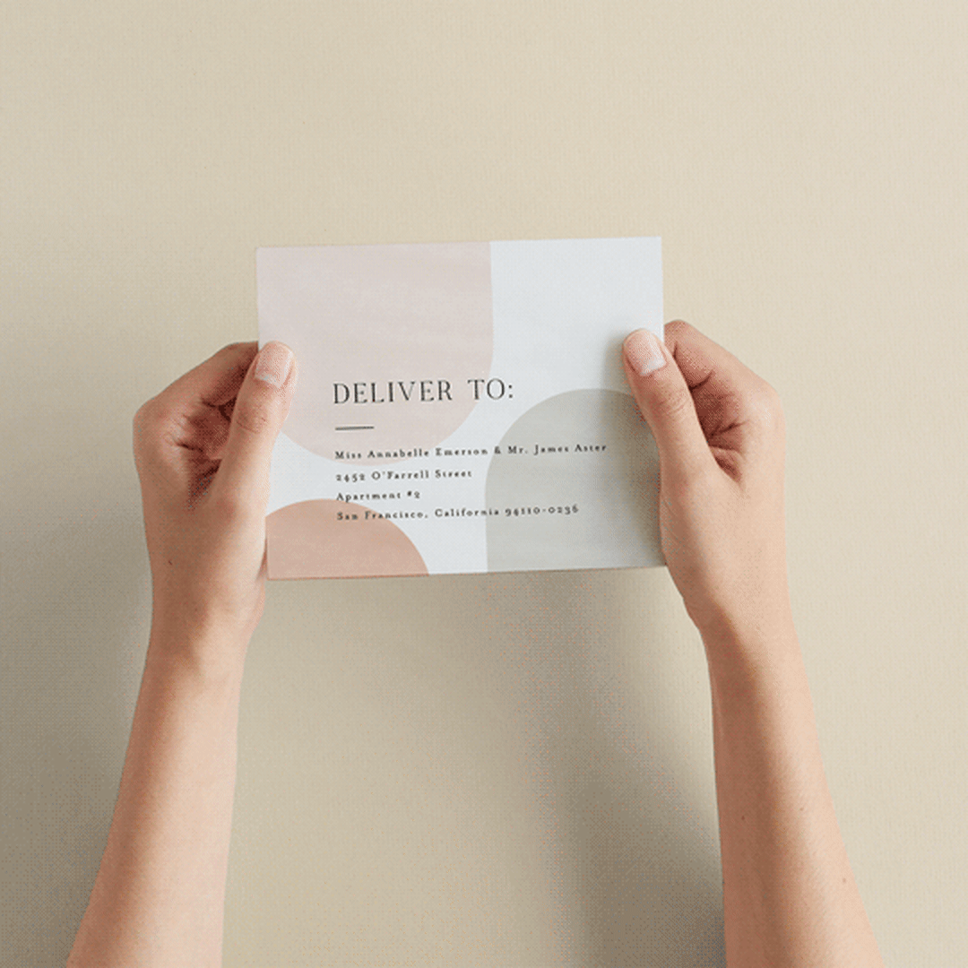 "Curves" - Savvy Wedding Invitations in Cafe by Pixel and Hank - How it works