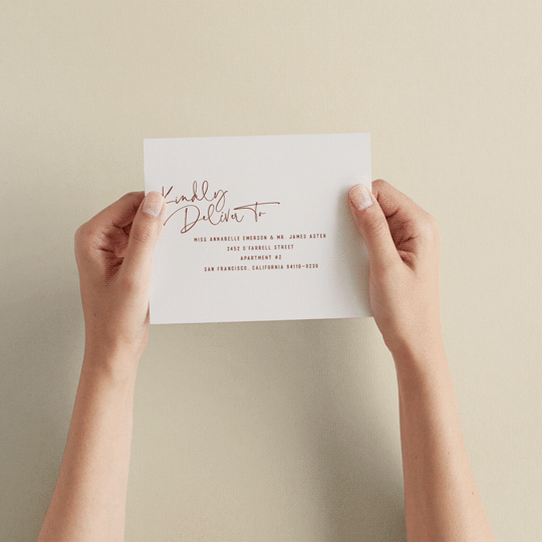 "Millennial" - Savvy Wedding Invitations in Rose by Hooray Creative - How it works