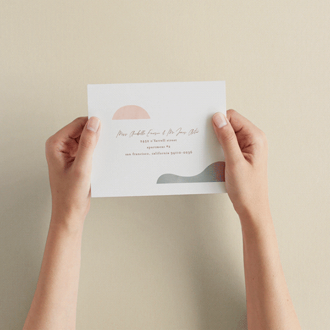 "Deconstruct" - Savvy Wedding Invitations in Coastal by Pixel and Hank - How it works