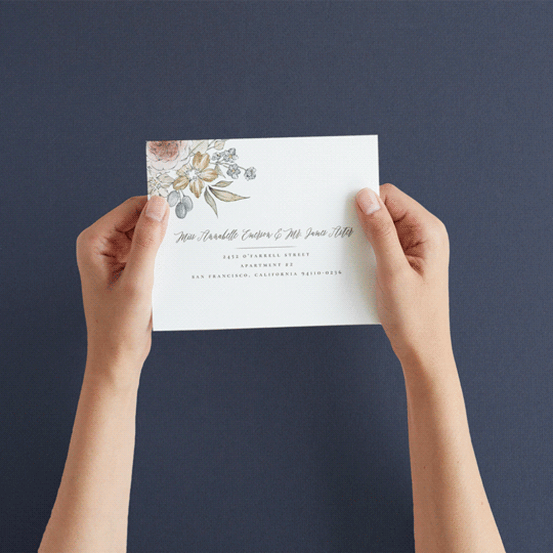 "Summer Garden" - Savvy Wedding Invitations in Garden Rose by Wildfield Paper Co - How it works