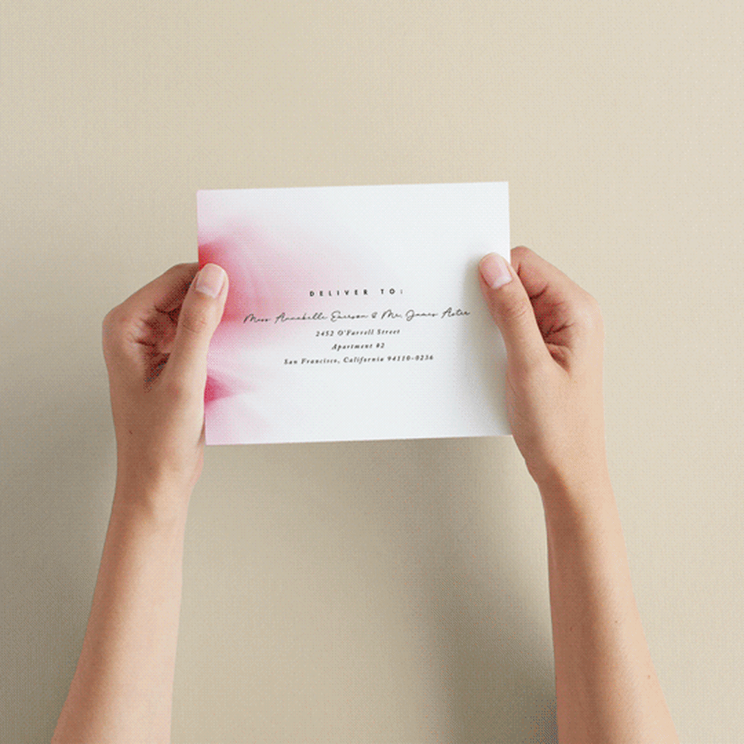 "Flamenco" - Savvy Wedding Invitations in Hibiscus by Catherine Culvenor - How it works