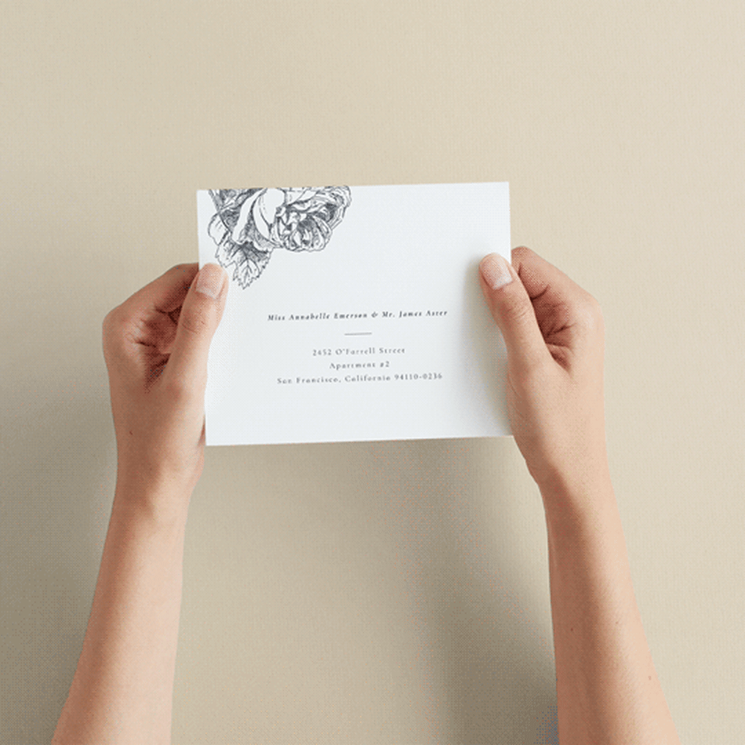 "Delicate" - Savvy Wedding Invitations in Pearl by Emily Sabol Goss - How it works
