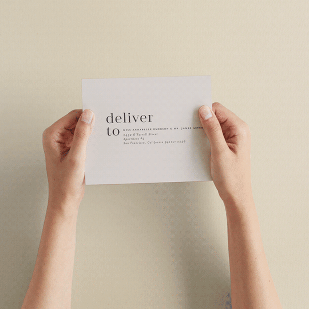 "Eclectic" - Savvy Wedding Invitations in Dusty Rose by Vera Lim - How it works