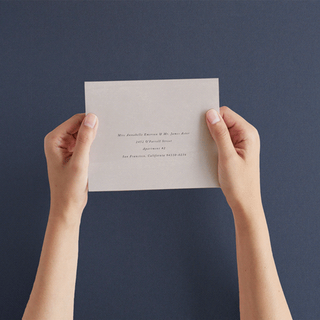 "Chalk Floral" - Savvy Wedding Invitations in Dove by Olivia Kanaley Inman - How it works