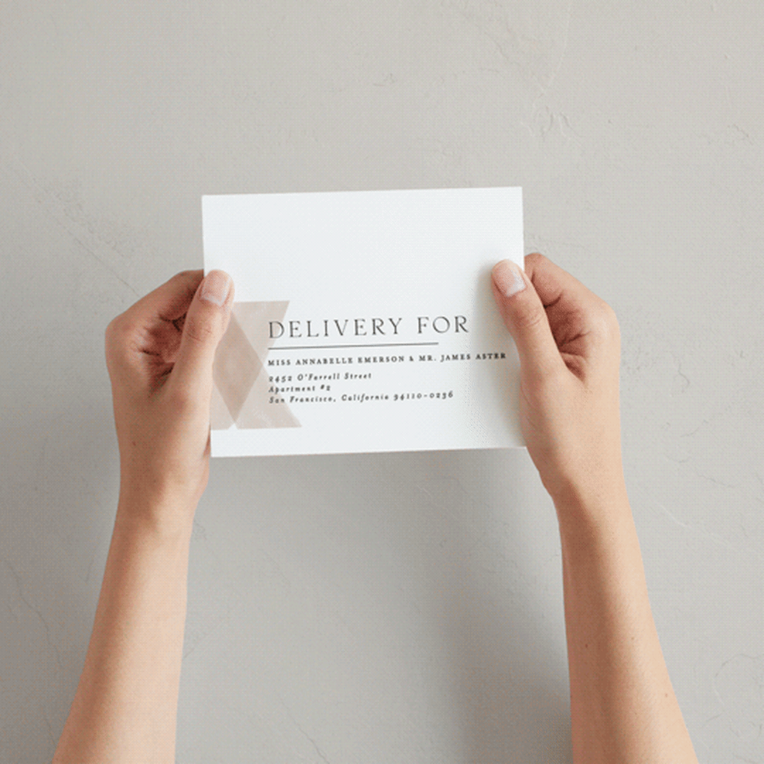 "Getaway" - Savvy Wedding Invitations in Snow by Erin L. Wilson - How it works