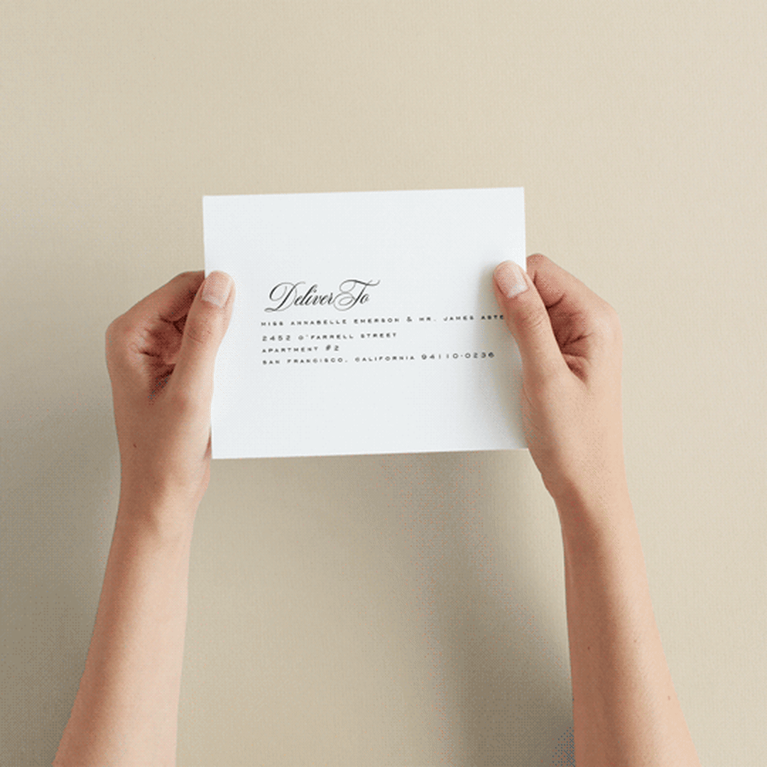 "schiacciata" - Savvy Wedding Invitations in Black Dahlia by chocomocacino - How it works