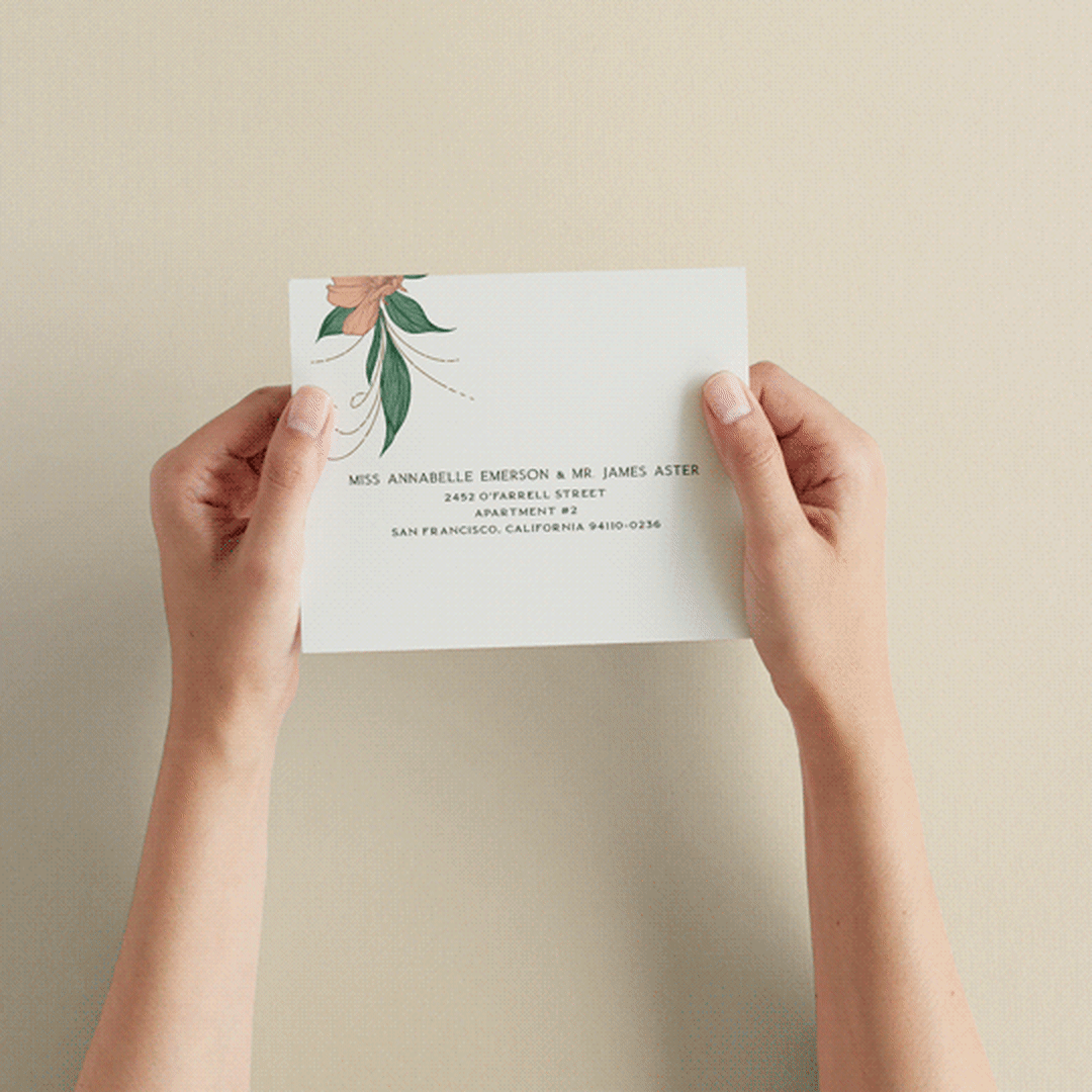 "Charming" - Savvy Wedding Invitations in Almond by GeekInk Design - How it works