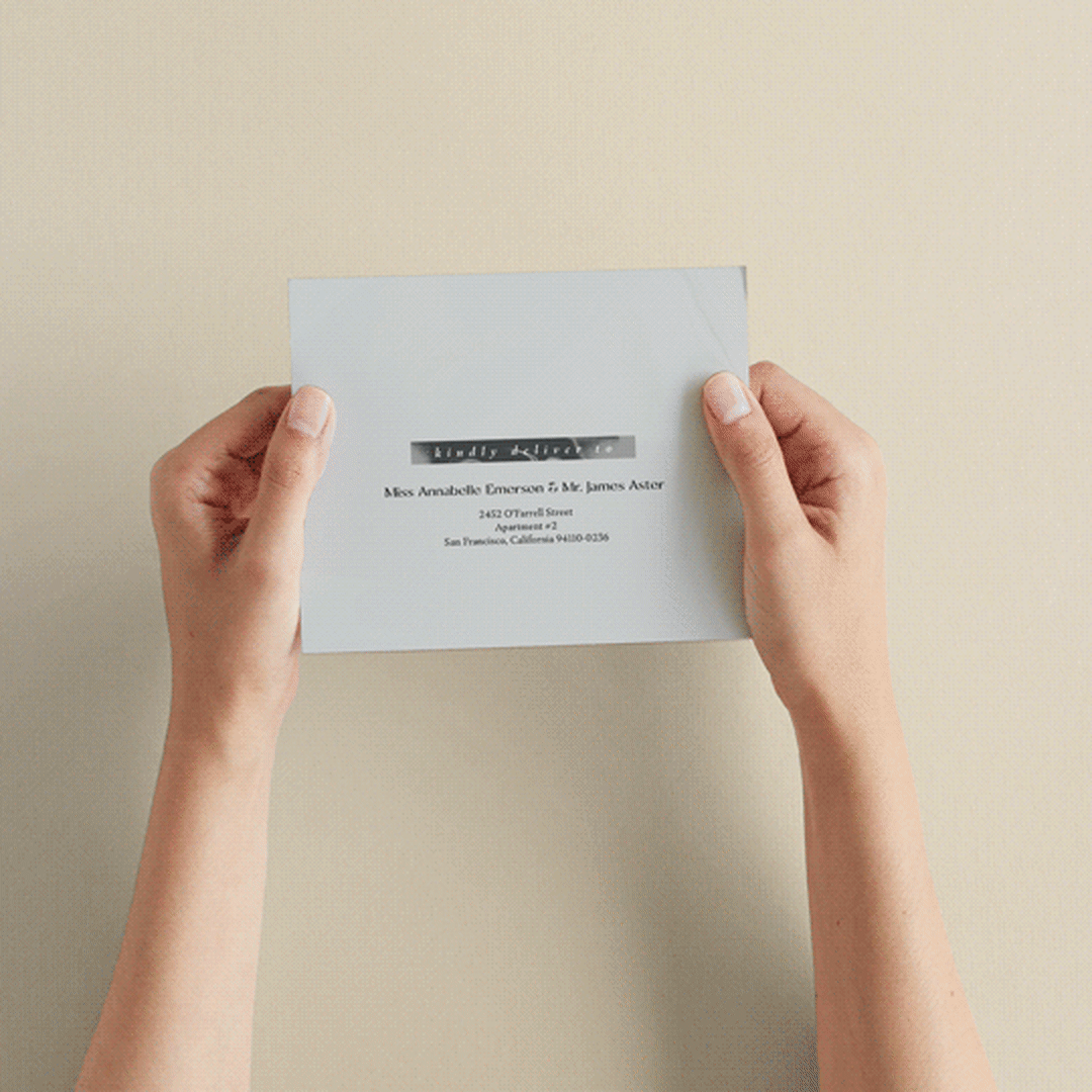 "marbled agate" - Savvy Wedding Invitations in Iron by Kimberley Henze - How it works