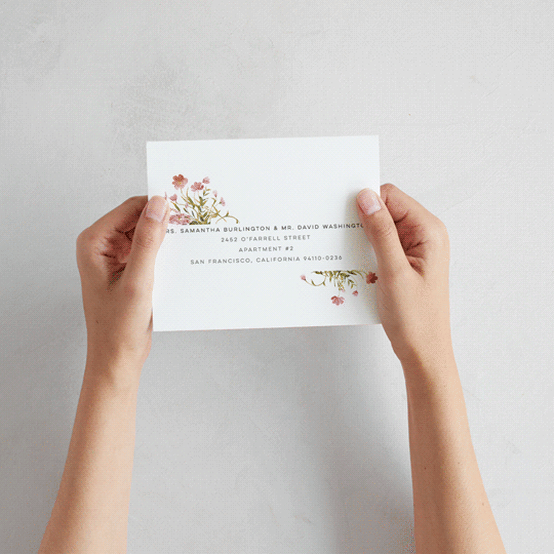 "Untied" - Savvy Wedding Invitations in Sherbert by Erin Hodges - How it works