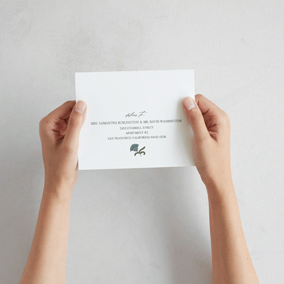 "Century" - Savvy Wedding Invitations in Robin's Egg by Jen Owens - How it works