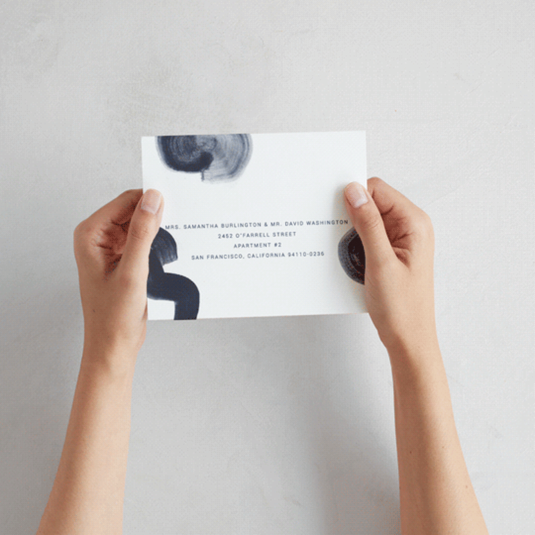 "meanders" - Savvy Wedding Invitations in Ocean by Sumak Studio - How it works