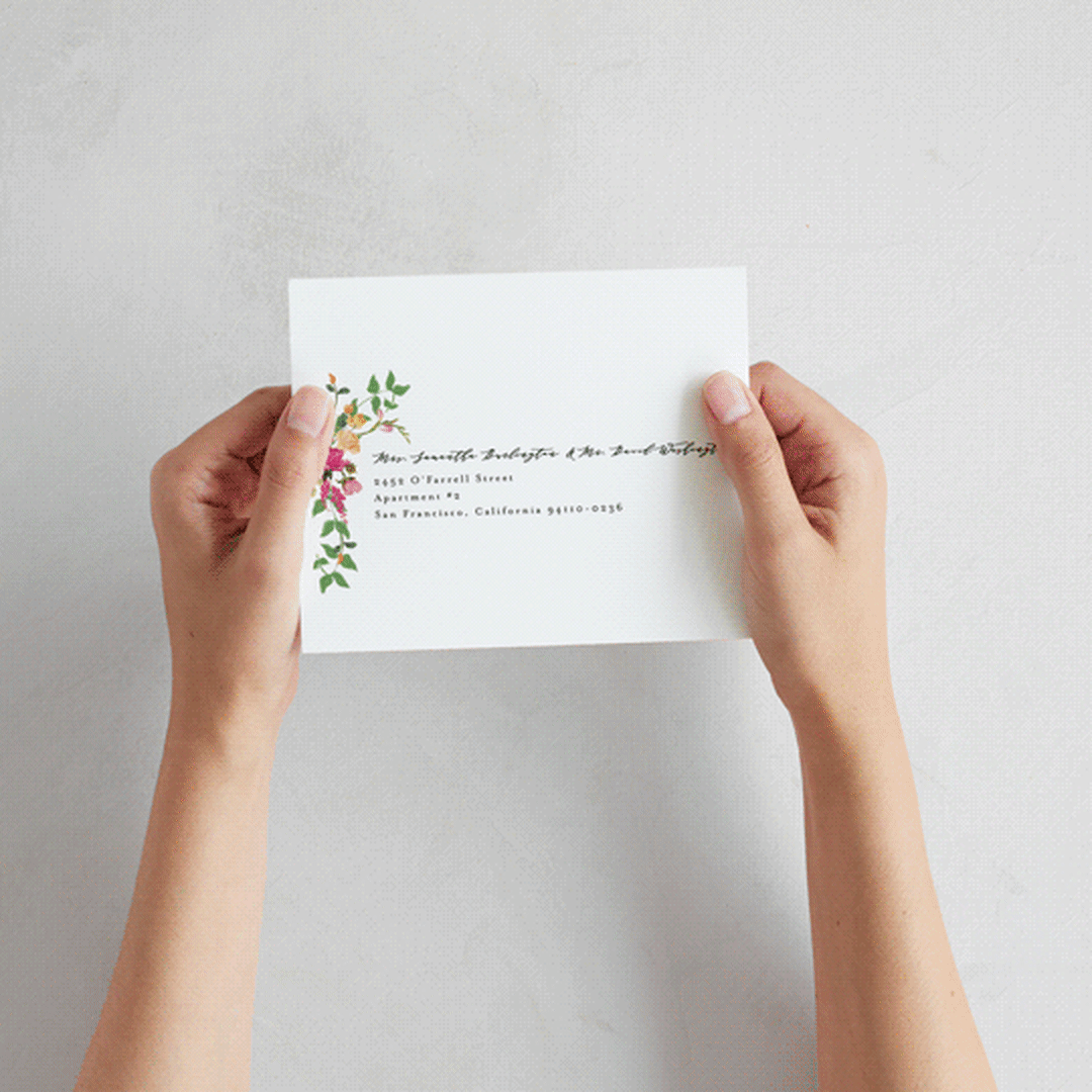 "Meadow Love" - Savvy Wedding Invitations in Tropical by Susan Moyal - How it works