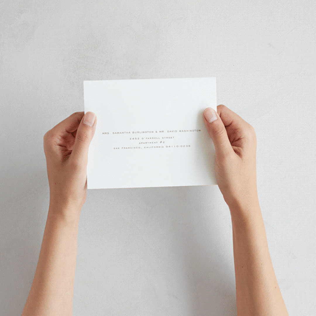 "Full Photo" - Savvy Wedding Invitations in Chiffon by Orasie - How it works