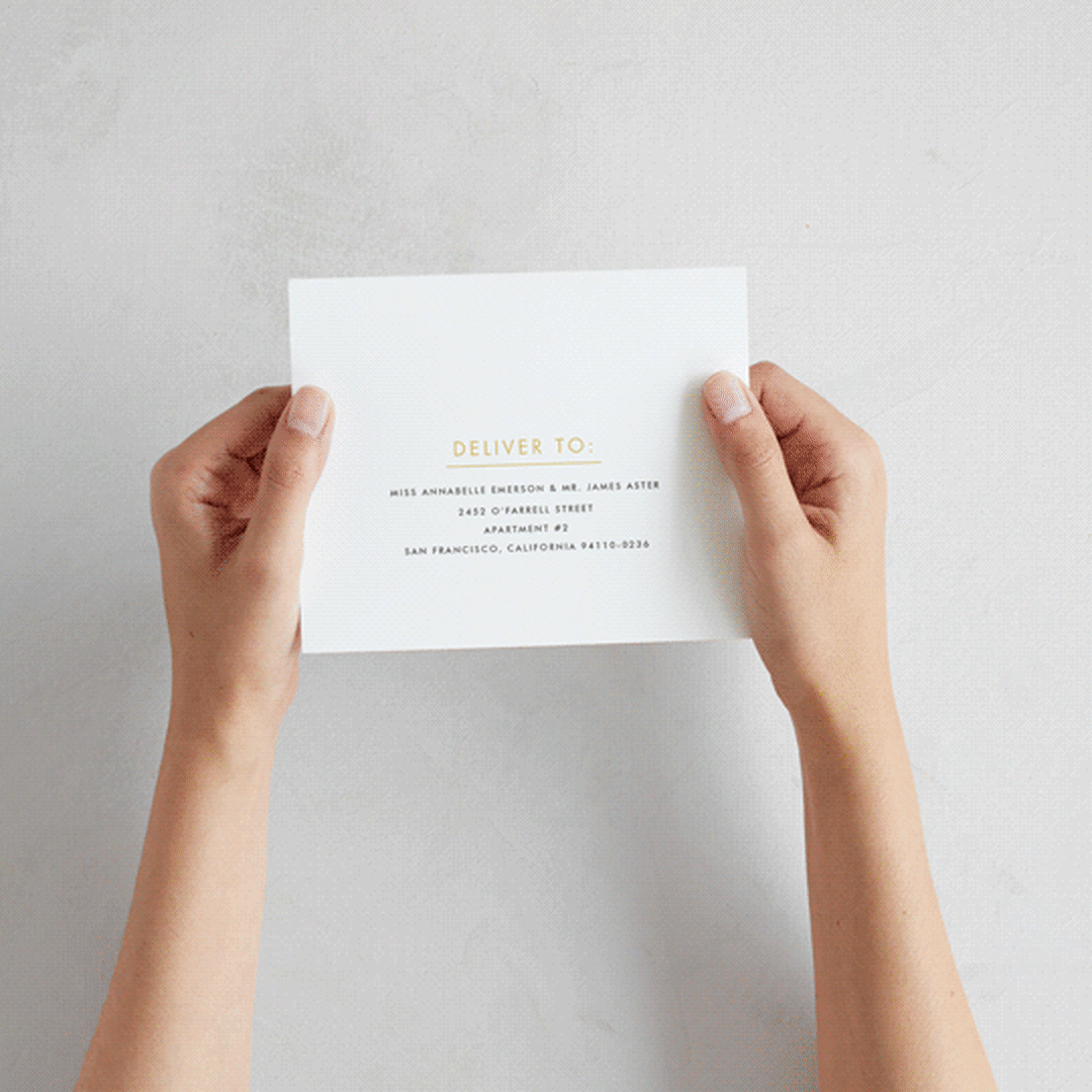 "Colorfield" - Savvy Wedding Invitations in Buttercup by Snow and Ivy - How it works