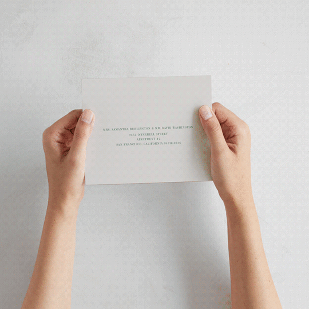 "Friendly Flowers" - Savvy Wedding Invitations in Emerald by Ani Somi - How it works