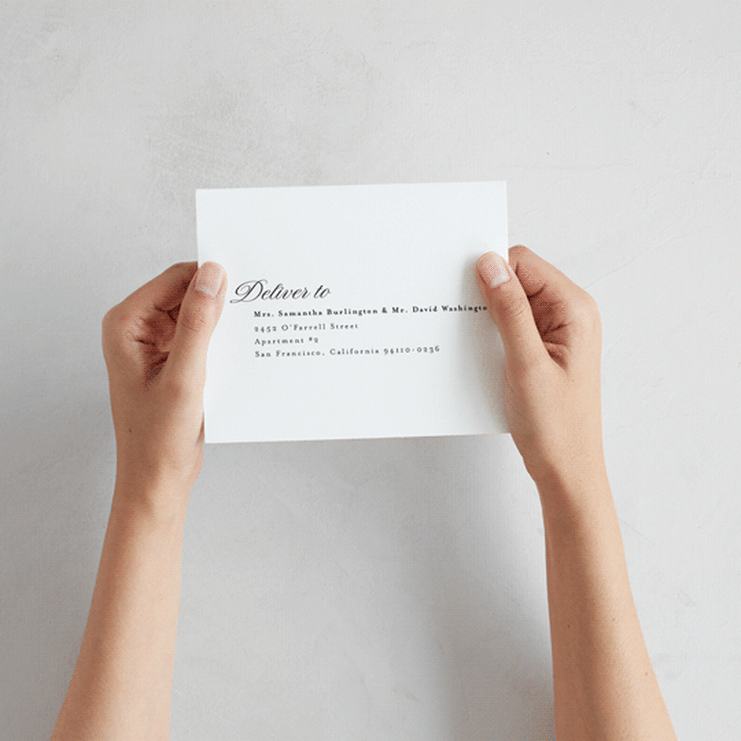 "Classic Chic" - Savvy Wedding Invitations in Pearl by Shirley Lin Schneider - How it works