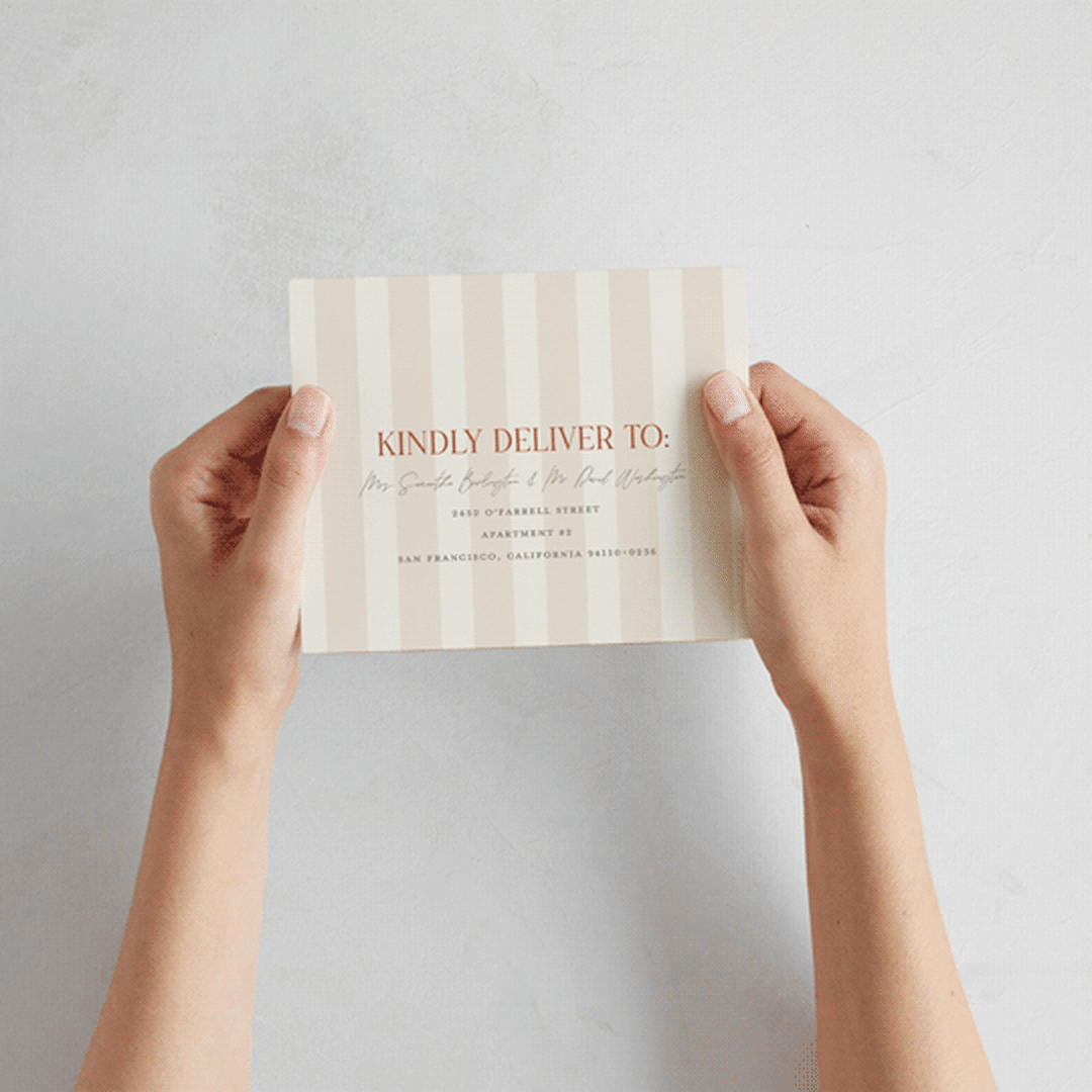 "Ambrosial" - Savvy Wedding Invitations in Butter by Pixel and Hank - How it works