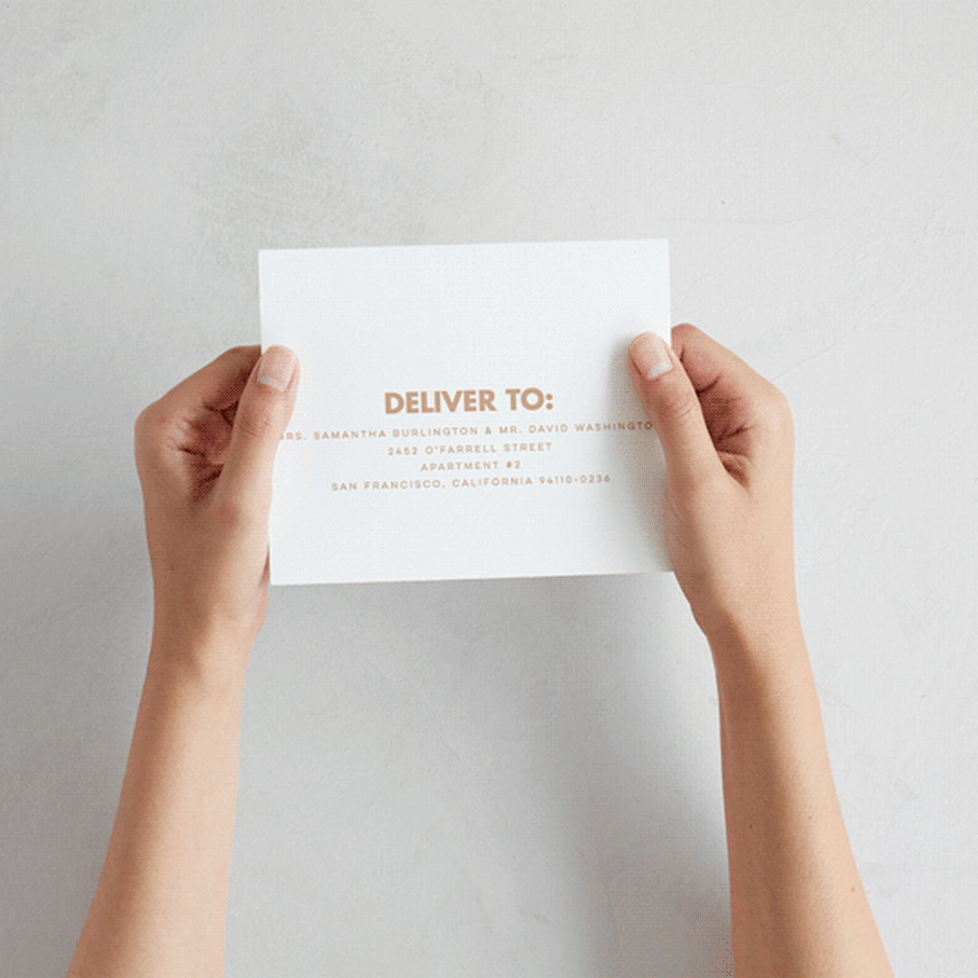 "Sienna" - Savvy Wedding Invitations in Salmon by Ellen Schlegelmilch - How it works