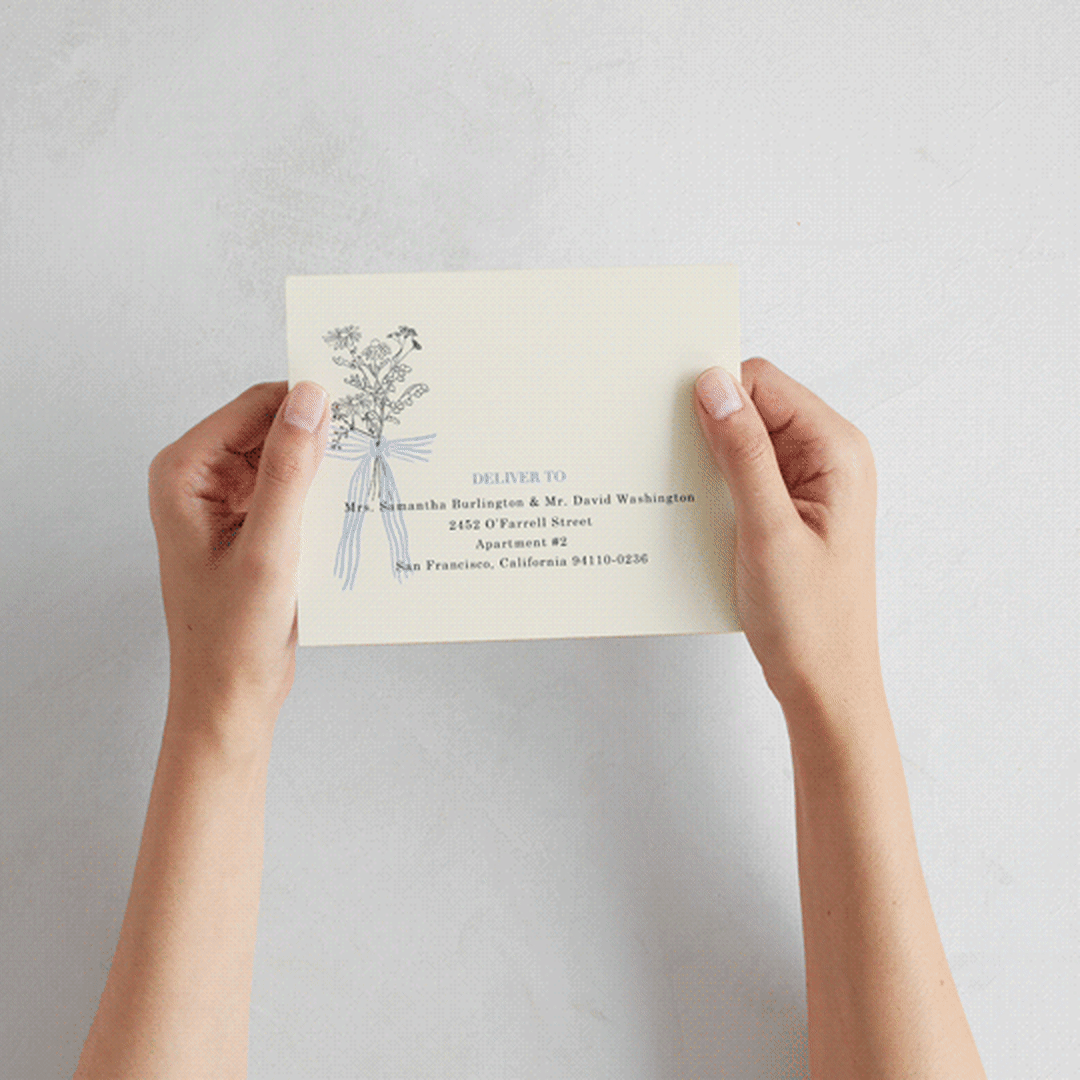 "Sealed" - Savvy Wedding Invitations in Daisy by Baumbirdy - How it works