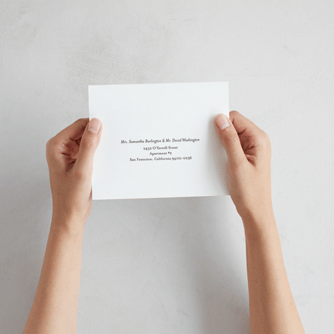 "Elance" - Savvy Wedding Invitations in Onyx by Eric Clegg - How it works