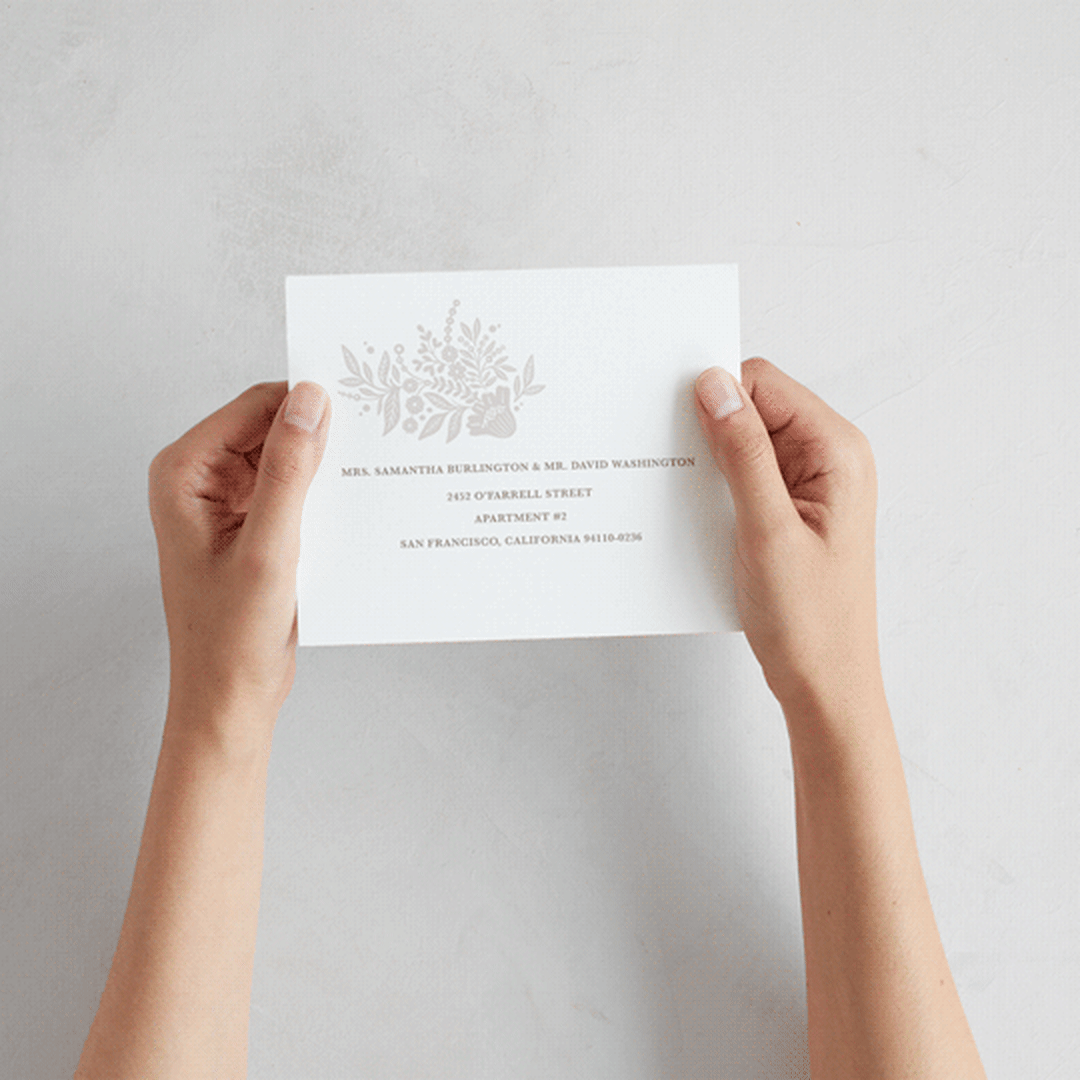 "Lace Trim" - Savvy Wedding Invitations in Cream by Kristen Smith - Animated View