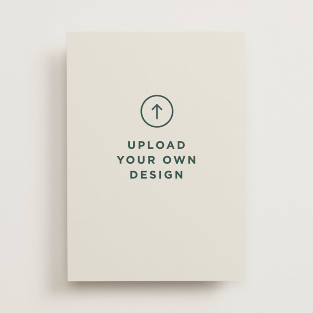 "Upload Your Own Design" - Wedding Announcements in A by Minted - Front