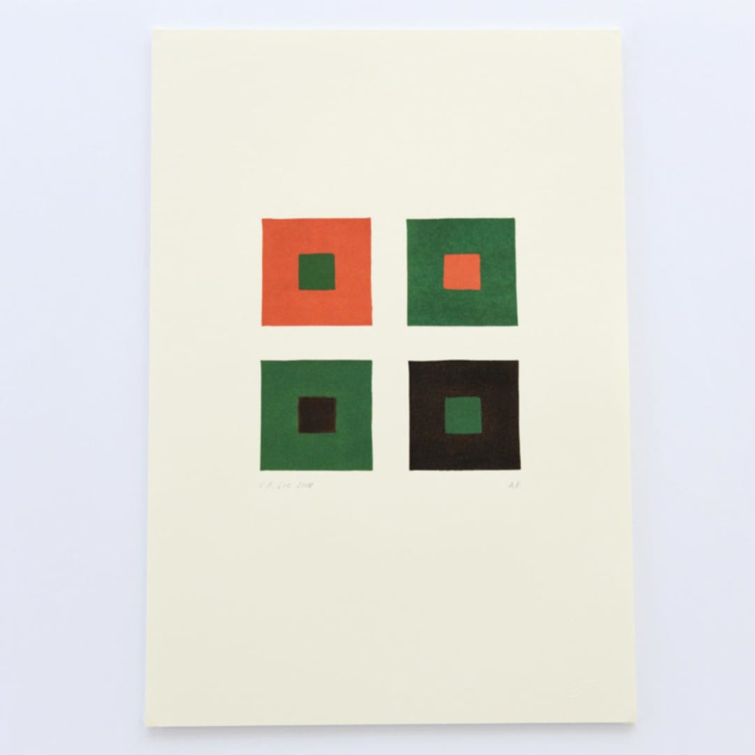 "Albers Squares" - Limited Edition Fine Art Print in multicolorassorted-colors by Dana Williamowsky
