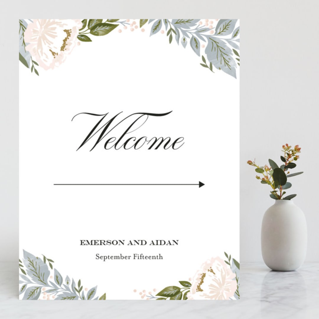 Peony Floral Frame